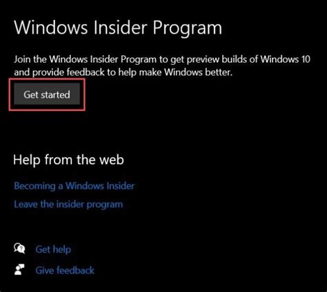 windows insider|Get started with the Windows Insider Program .